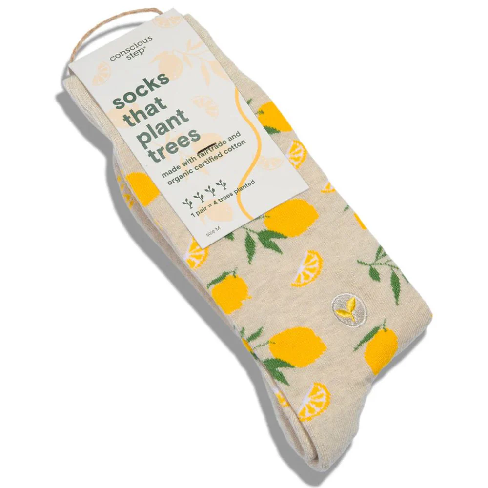 Conscious Step Socks that Plant Trees - Lemons - Image 5