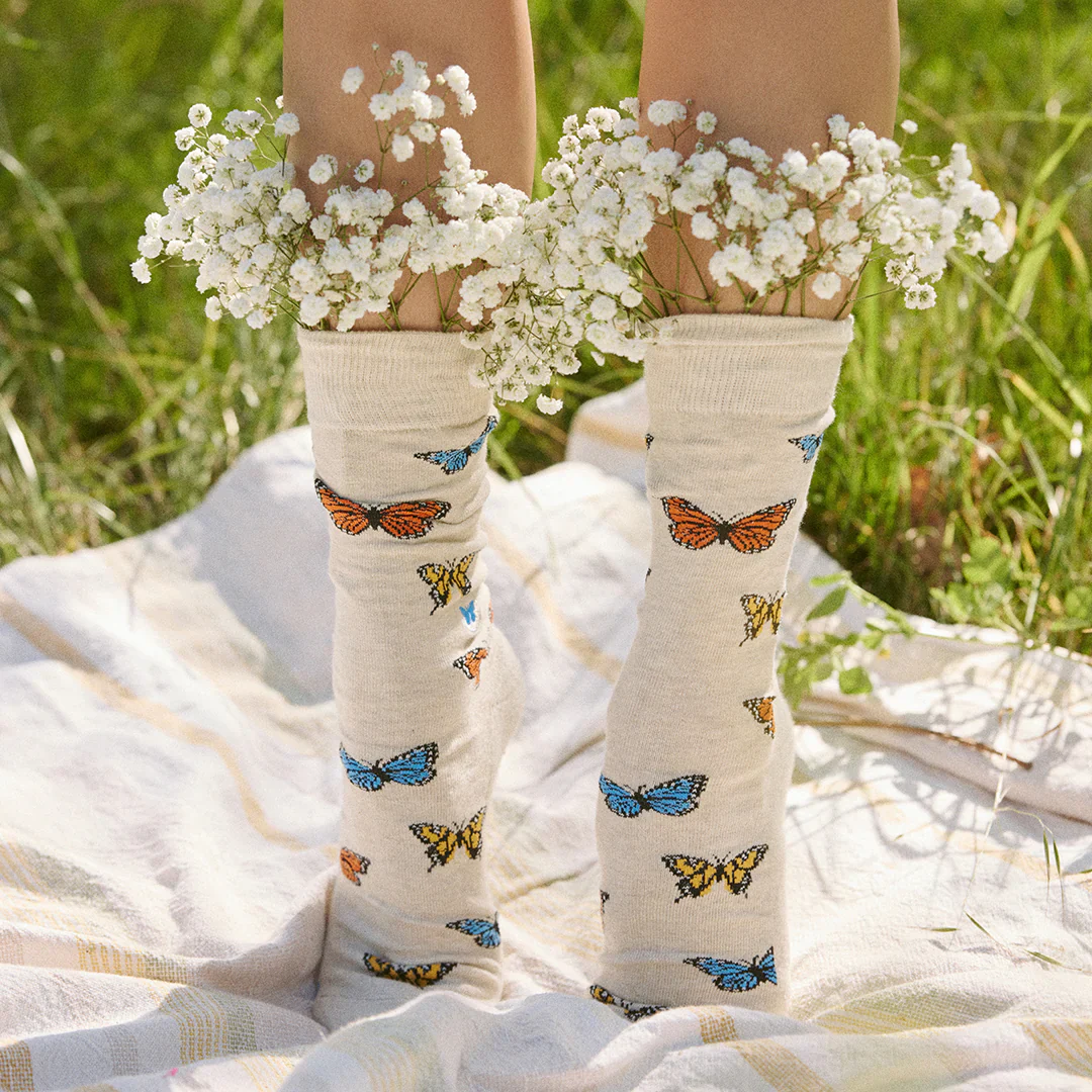 Conscious Step Socks that Protect Butterflies - Image 2