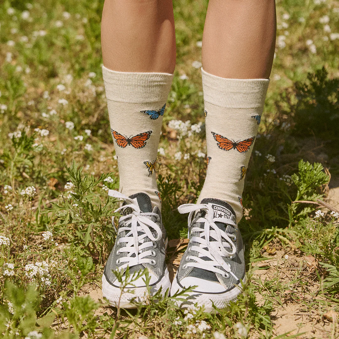 Conscious Step Socks that Protect Butterflies - Image 3