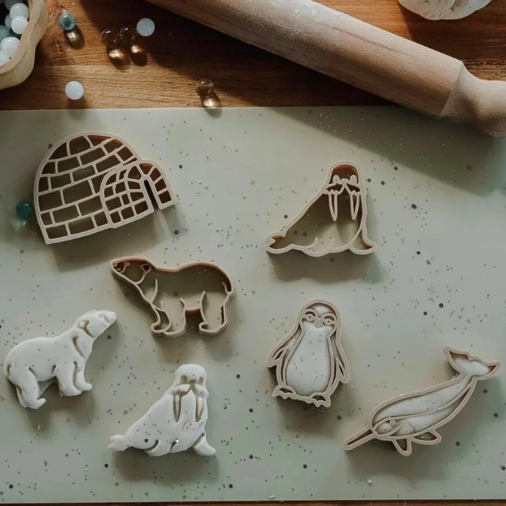 Cookie Cutter / Play Dough Cutter Set - Arctic (set of 5) - Image 2
