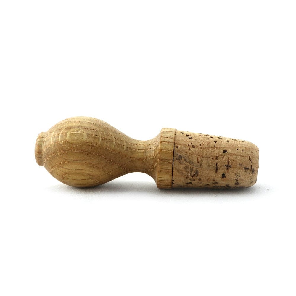 Cork & Oak Wooden Wine Stopper - Image 2