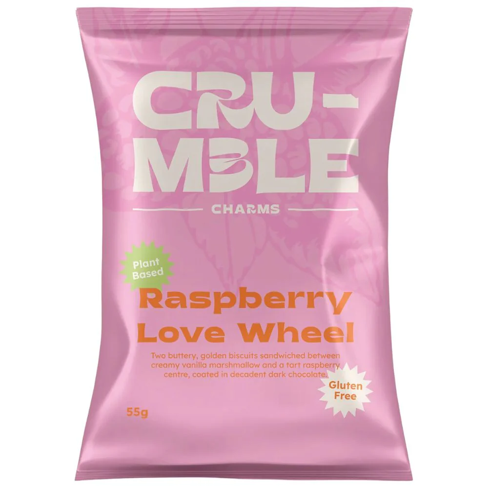 Crumble Charms Love Wheel 55g - Raspberry - Image 2