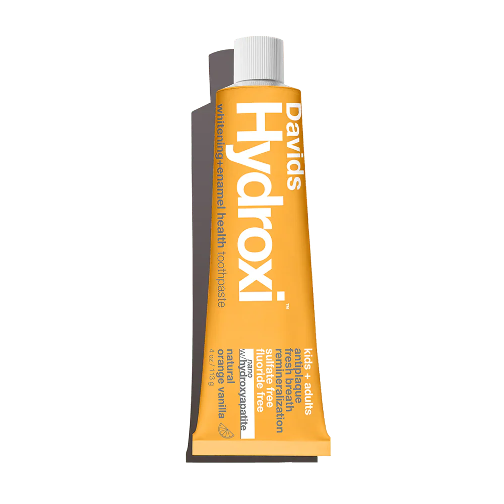 Davids Hydroxi Toothpaste 113g - Whitening + Antiplaque Orange + Vanilla - Image 2