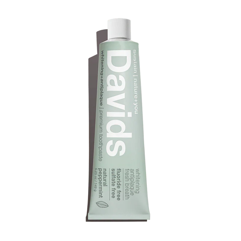 Davids Toothpaste 149g - Whitening + Antiplaque Peppermint - Image 2