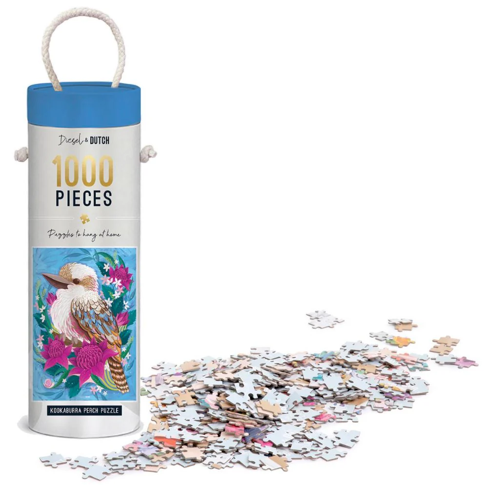 Diesel & Dutch 1000pc Jigsaw Puzzle - Kookaburra's Perch - Image 2