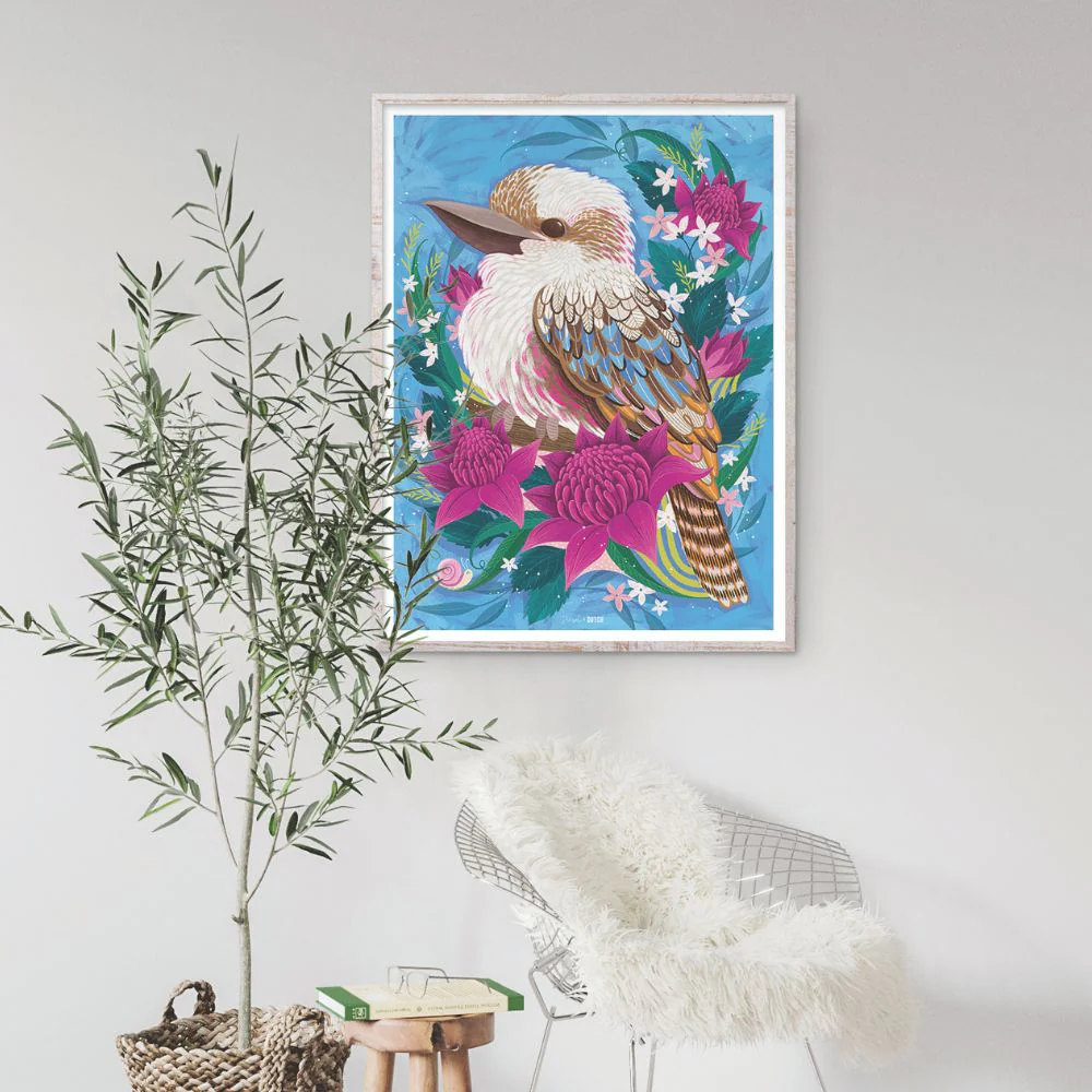 Diesel & Dutch 1000pc Jigsaw Puzzle - Kookaburra's Perch - Image 3