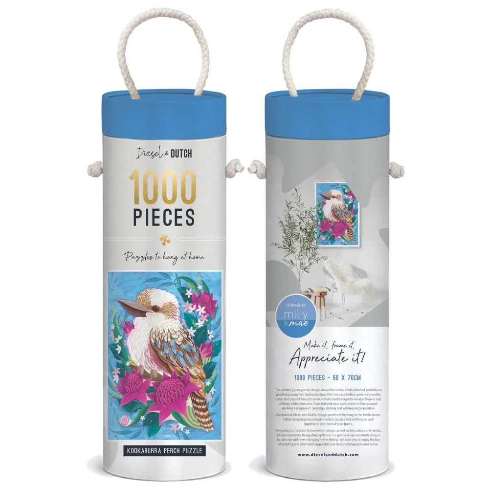 Diesel & Dutch 1000pc Jigsaw Puzzle - Kookaburra's Perch - Image 5