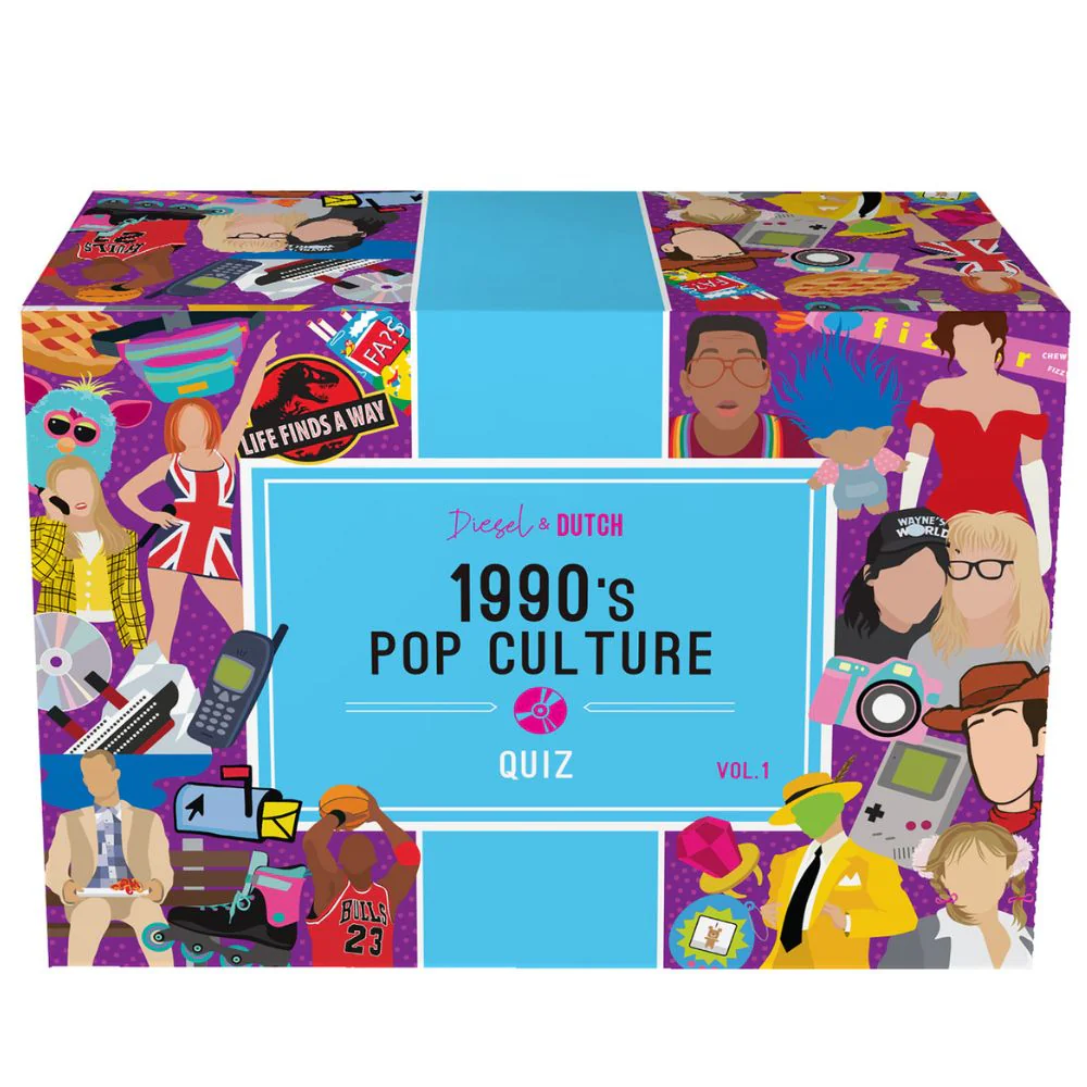 Diesel & Dutch 1990's Pop Culture Trivia Box - Image 2