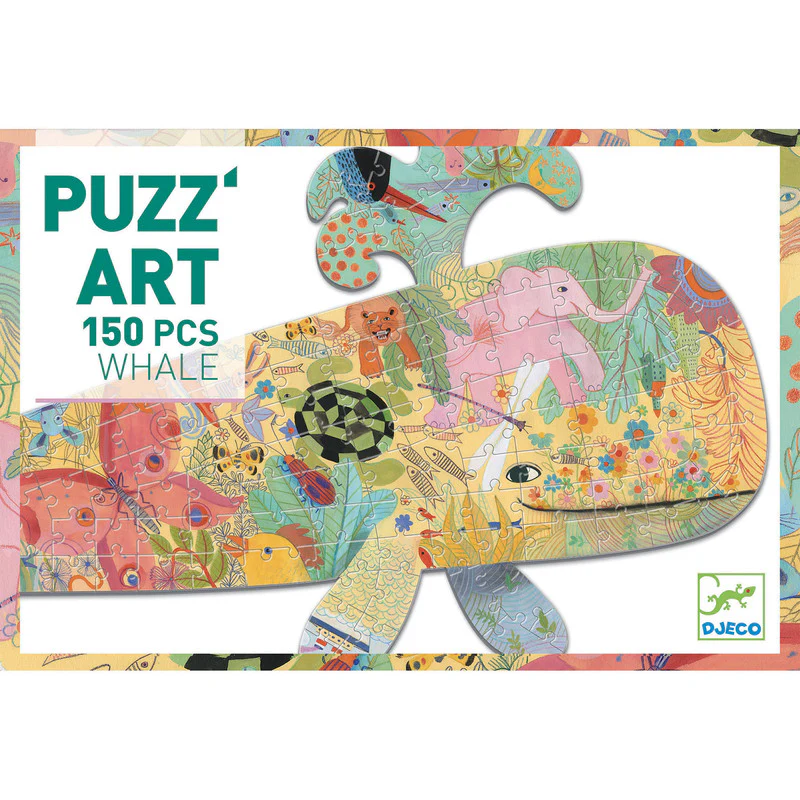 Djeco Art Puzzle 150 piece - Whale - Image 2