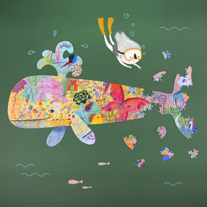 Djeco Art Puzzle 150 piece - Whale - Image 3