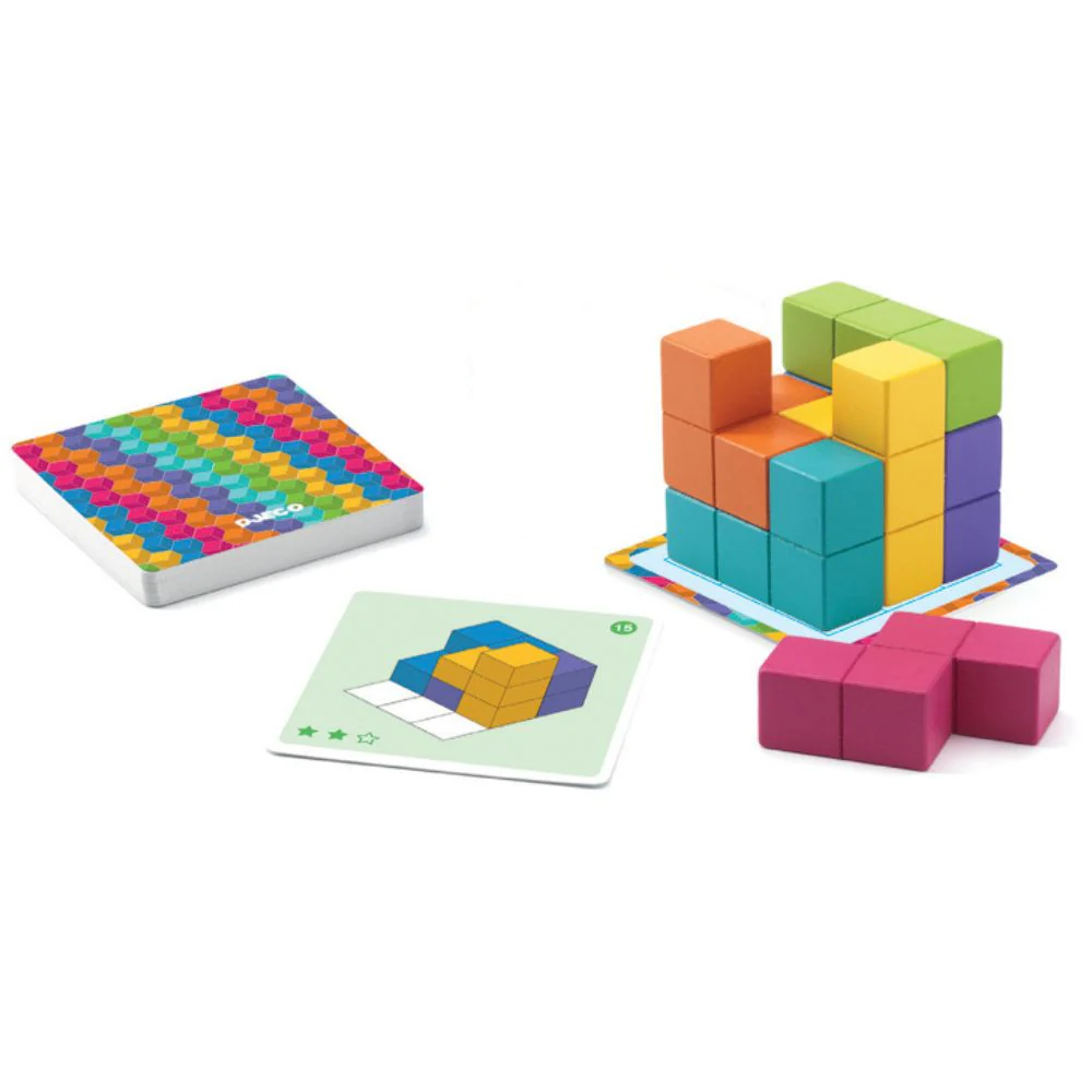 Djeco Cubissimo Sologic Game (60 Challenges) - Image 2