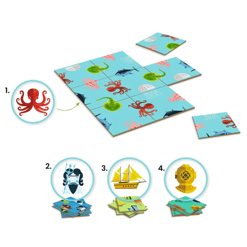 Djeco Impossible Ocean Sologic Puzzle