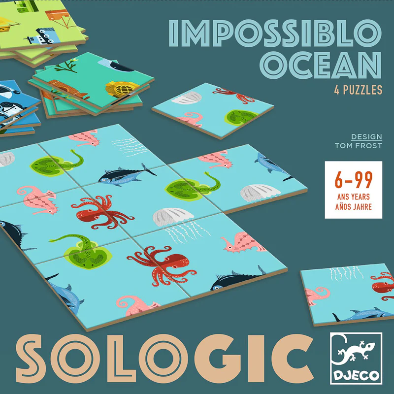 Djeco Impossible Ocean Sologic Puzzle - Image 2