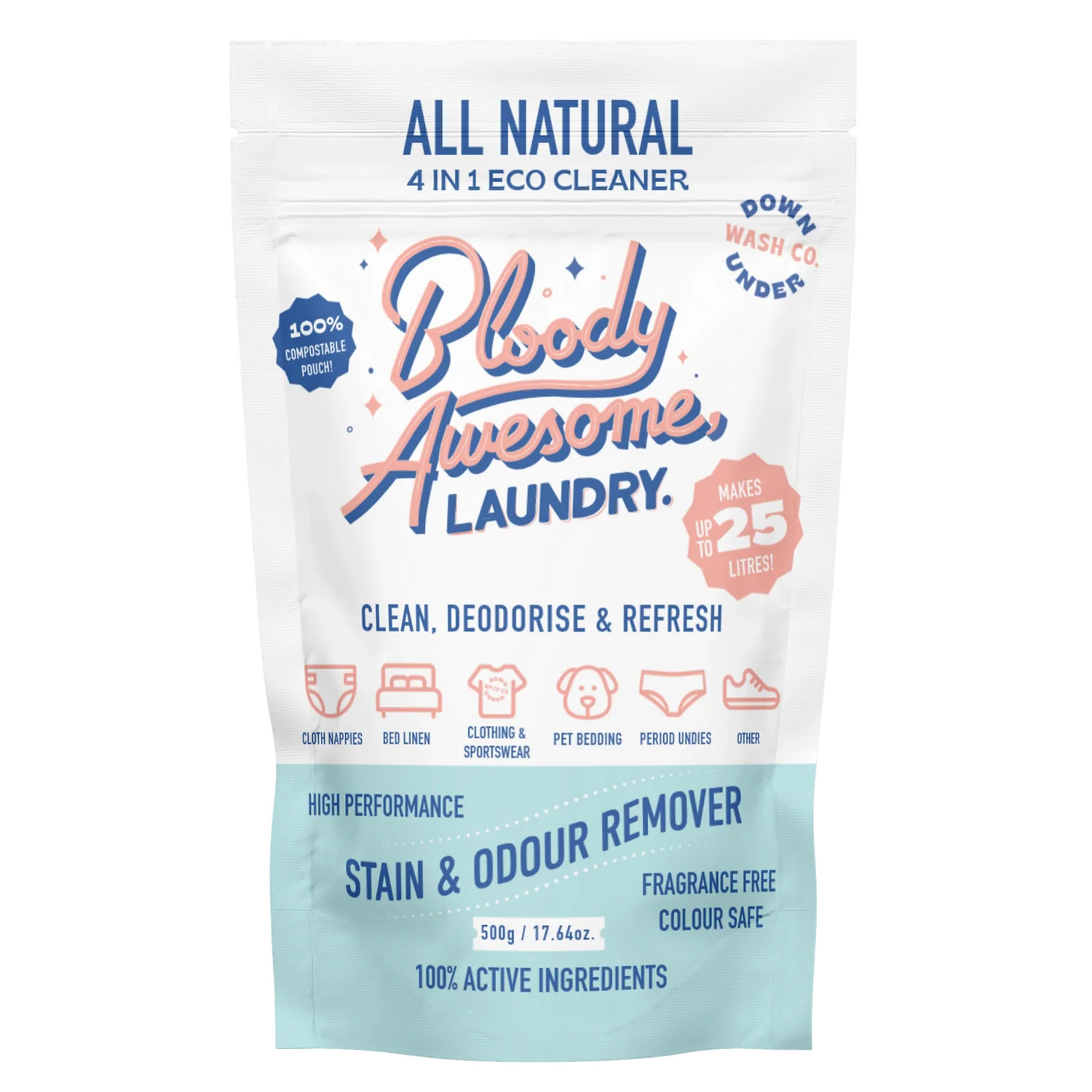 Downunder Wash Co Stain Remover Powder
