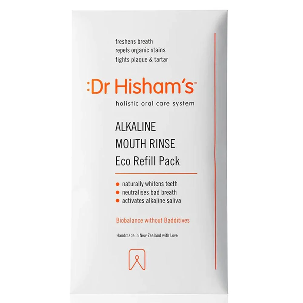 Dr Hisham's Alkaline Mouth Rinse Super Concentrate ECO Refill - Makes 400ml