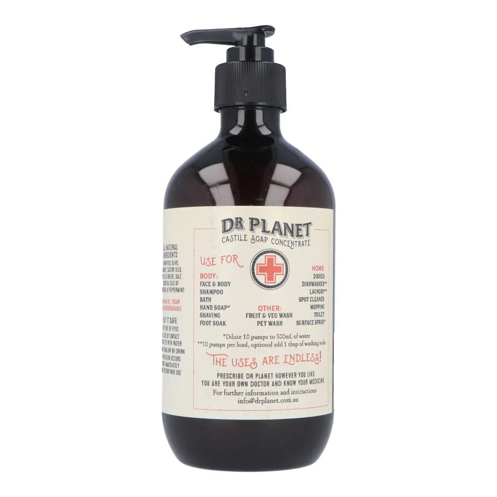 Dr Planet Castile Soap 500ml - Image 4