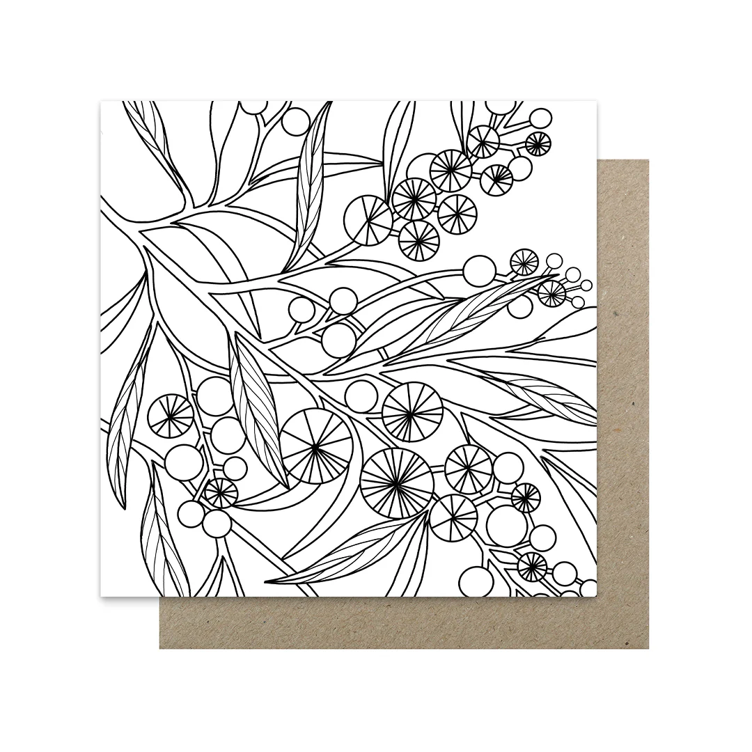 Earth Greetings Colouring Card Packs - Dream in Flowers - Image 6