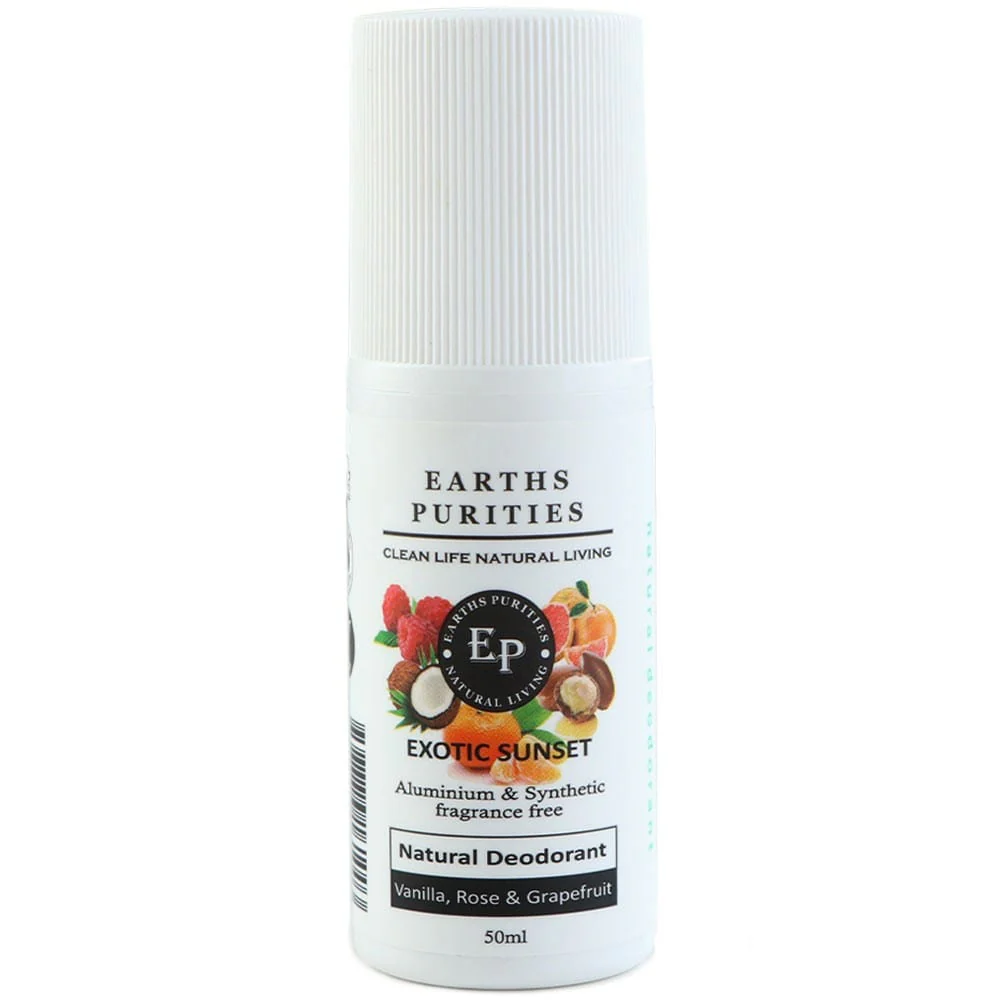 Earths Purities Roll-On Deodorant - Exotic Sunset