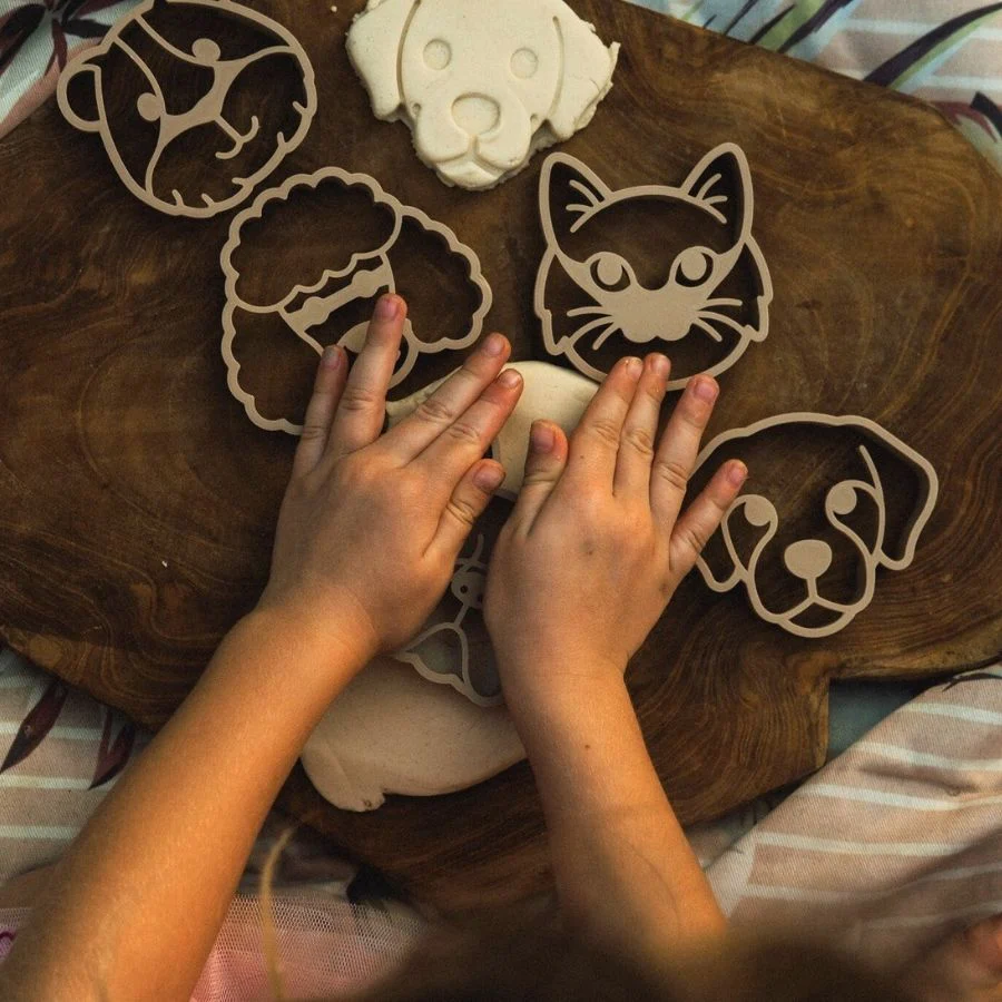 Cookie Cutter / Play Dough Cutter Set - Pet Faces (set of 5) - Image 3