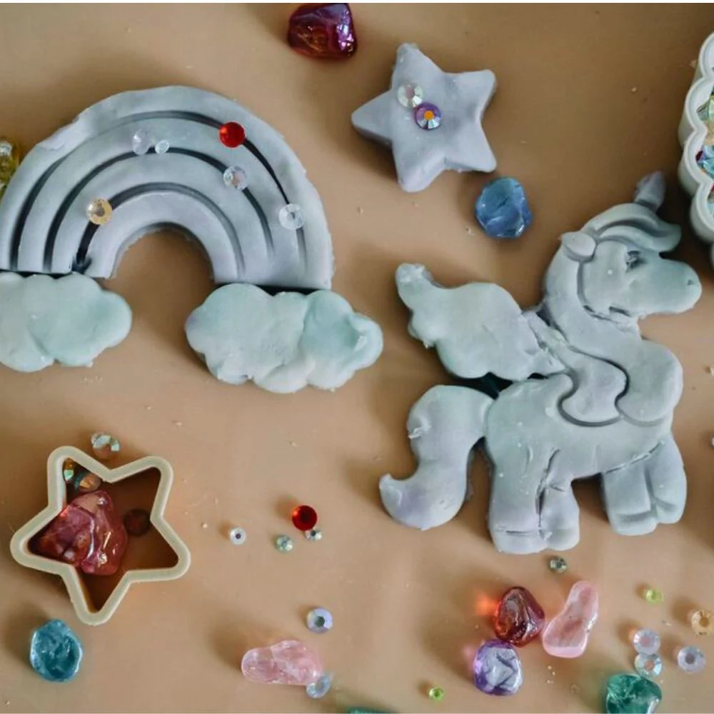 Cookie Cutter / Play Dough Cutter Set - Unicorn (set of 4) - Image 4
