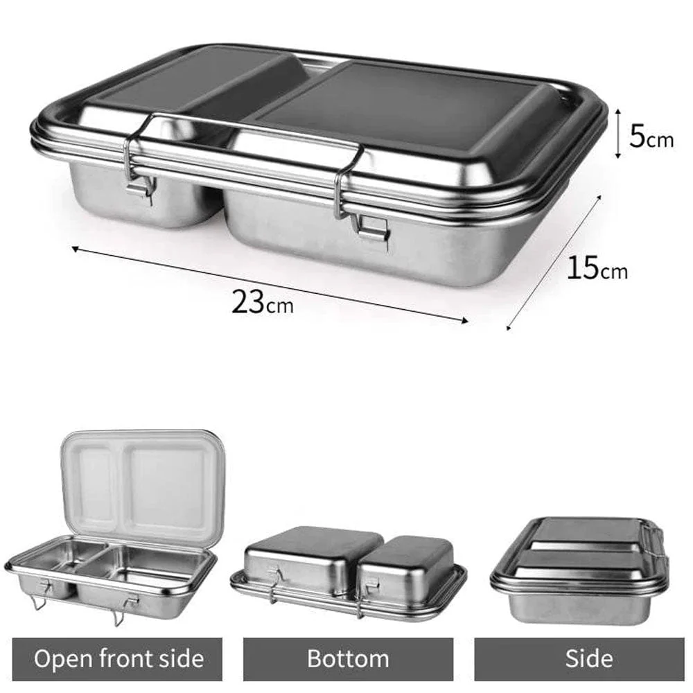 EcoCocoon Bento Lunch Boxes - 2 Compartment - Image 8