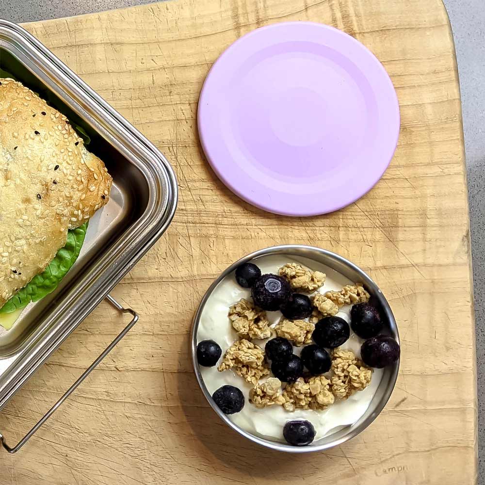EcoCocoon Stainless Steel Leak-Proof Snack Pots - Set of 2 - Image 11