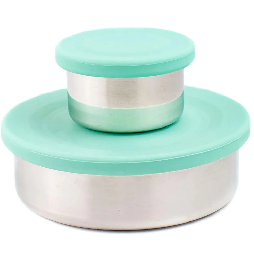EcoCocoon Stainless Steel Leak-Proof Snack Pots - Set of 2 - Image 12