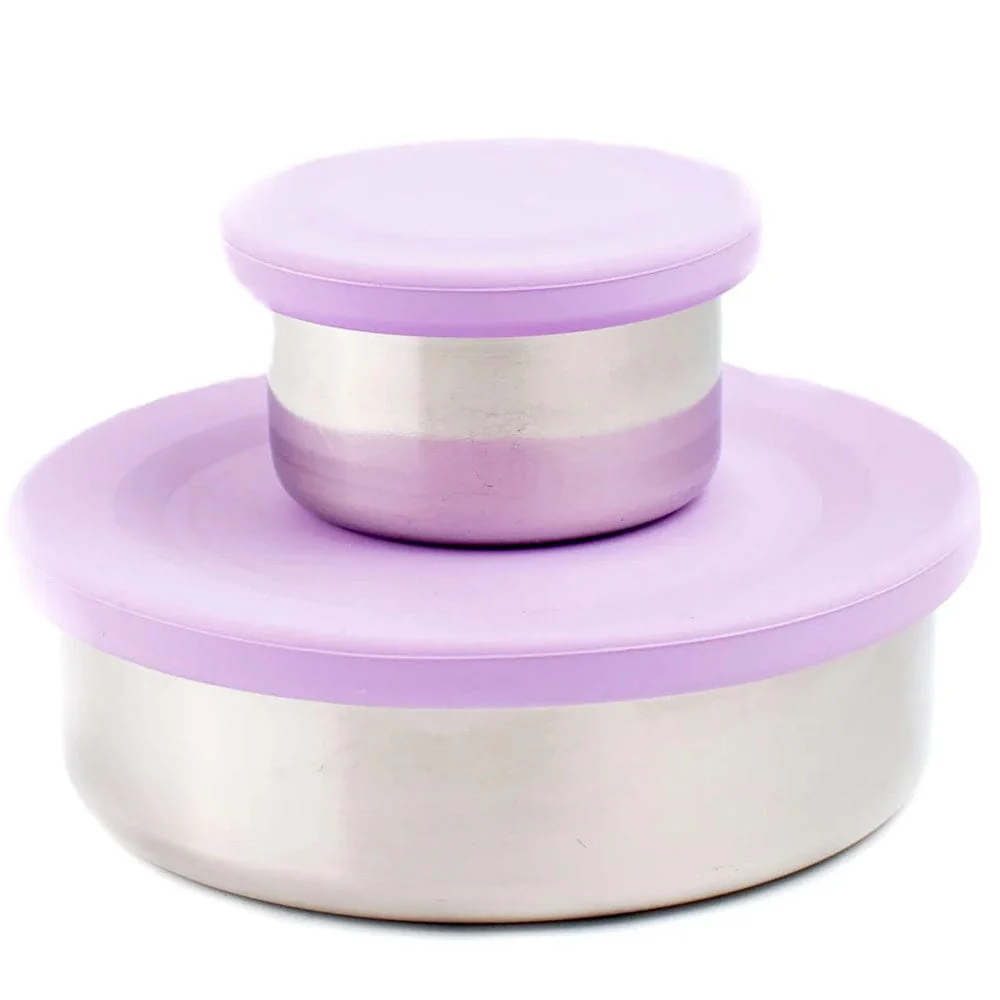 EcoCocoon Stainless Steel Leak-Proof Snack Pots - Set of 2 - Image 14