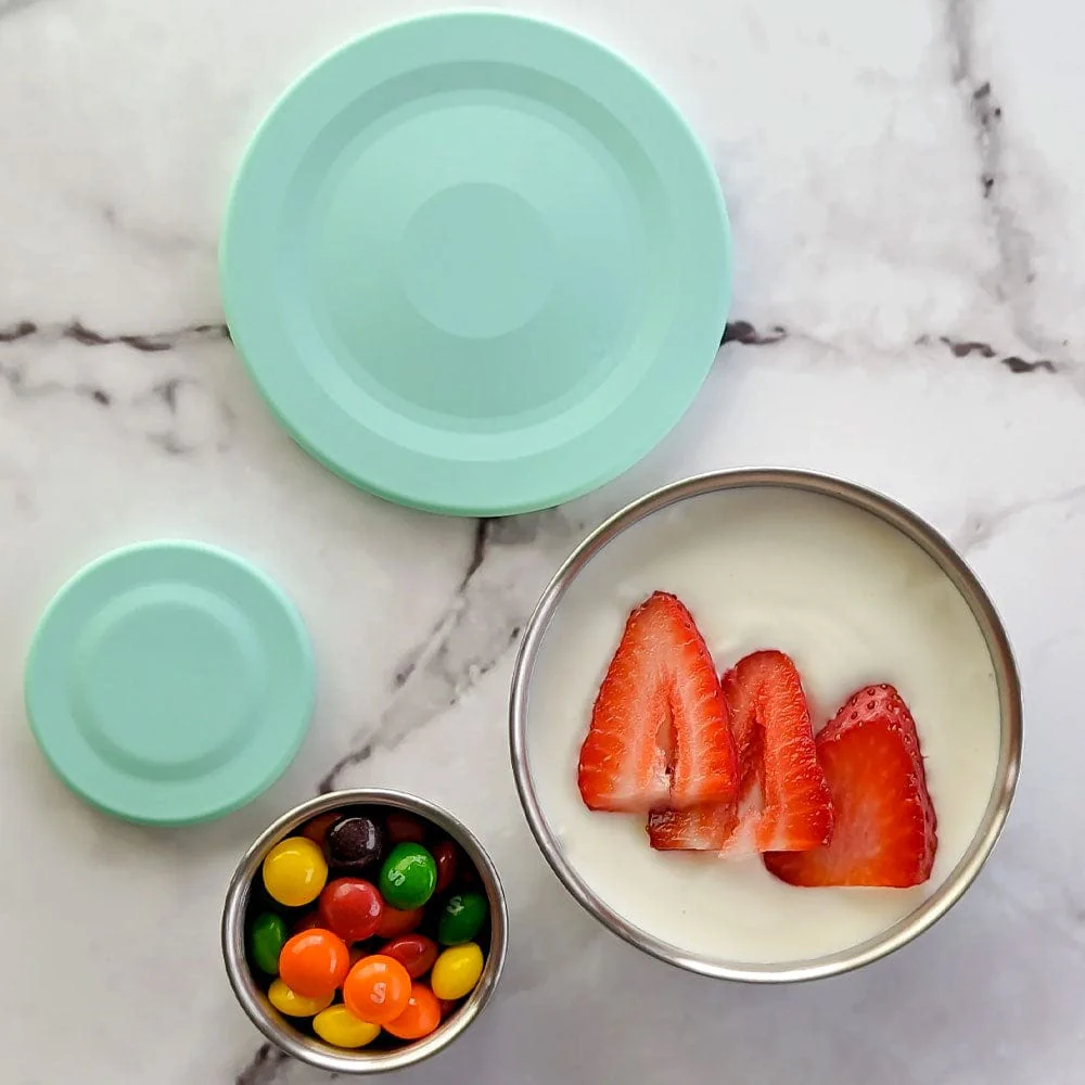 EcoCocoon Stainless Steel Leak-Proof Snack Pots - Set of 2 - Image 8