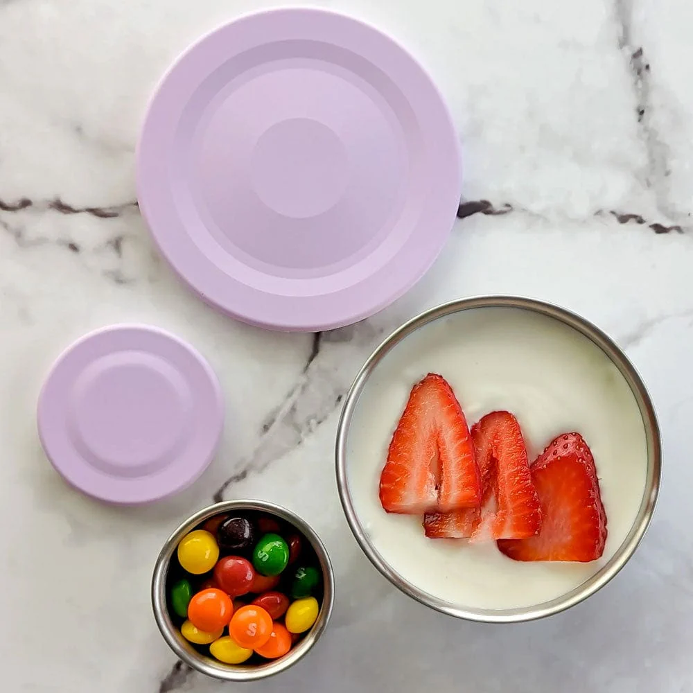 EcoCocoon Stainless Steel Leak-Proof Snack Pots - Set of 2 - Image 9
