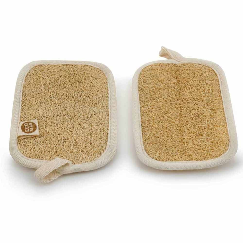 Ecomax Kitchen & Bathroom Loofah Scouring Pad - Twin Pack - Image 2