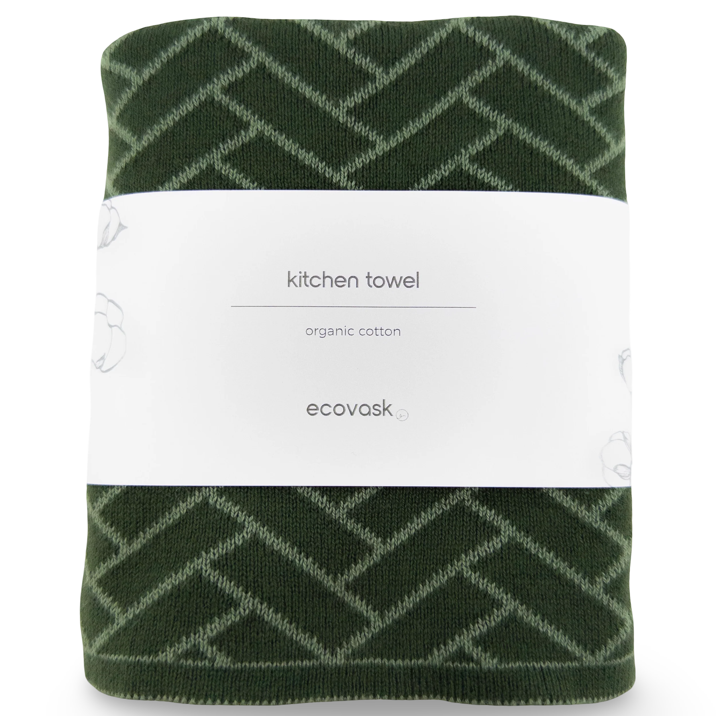 Ecovask Kitchen Towel Single Organic Cotton - Image 17
