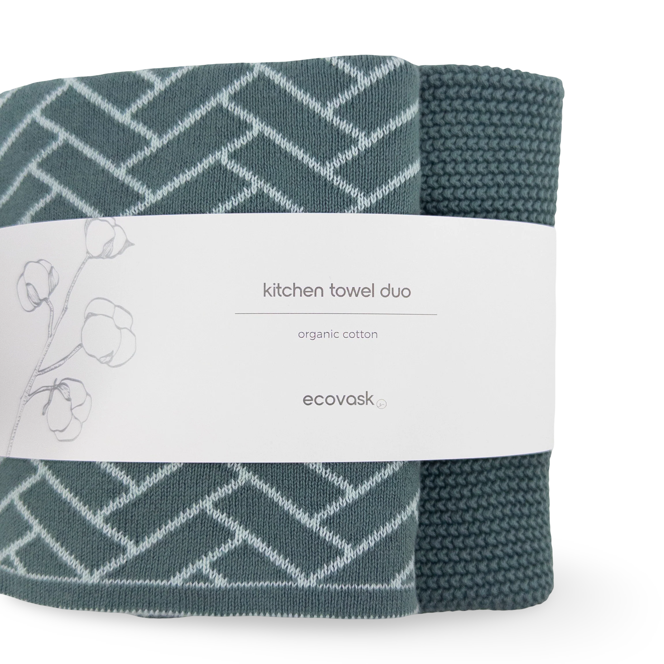 Ecovask Kitchen Towel Duo Organic Cotton - Image 13