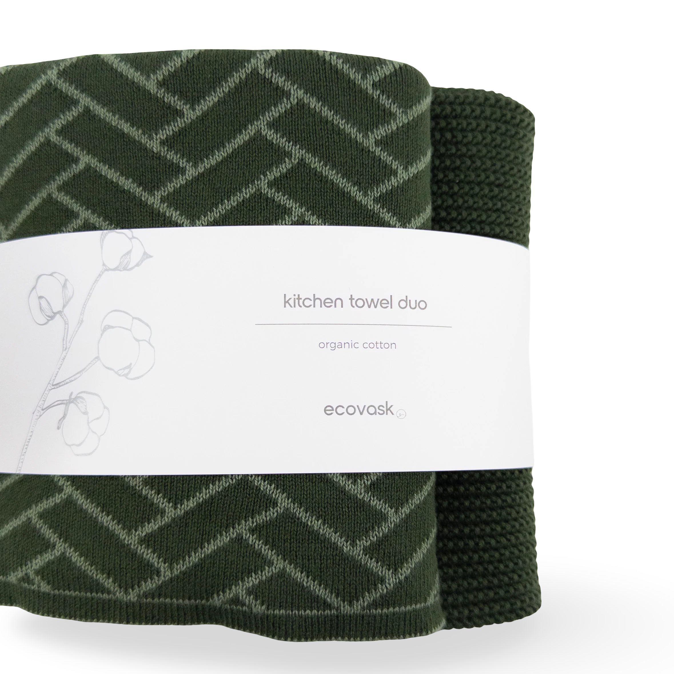 Ecovask Kitchen Towel Duo Organic Cotton - Image 14