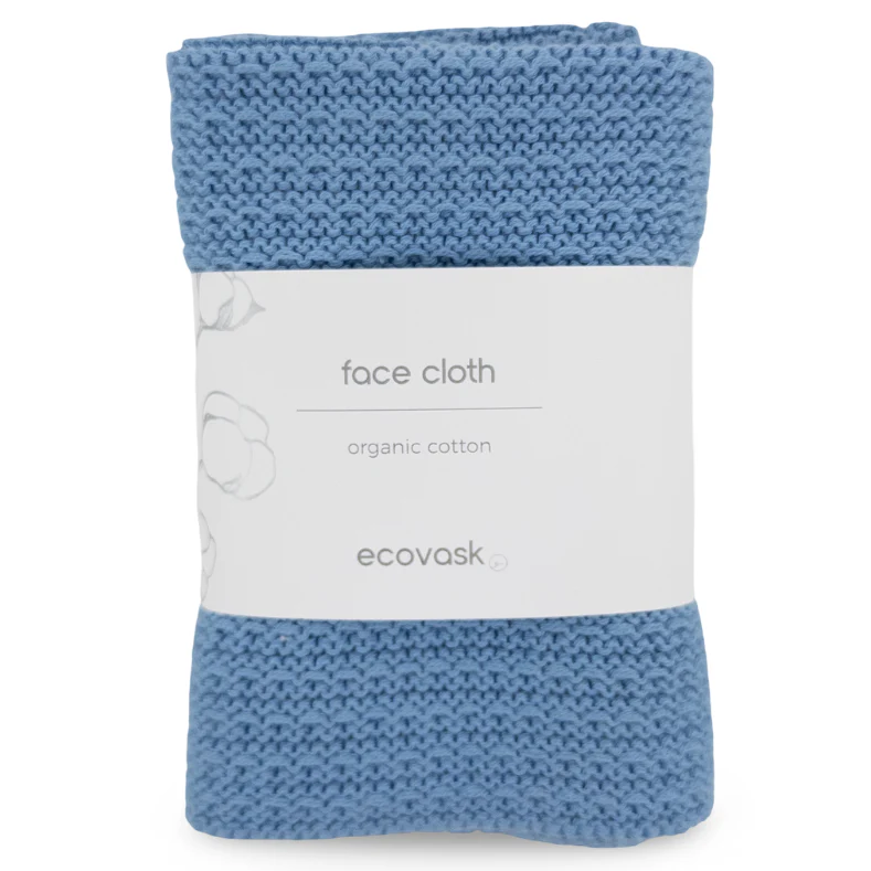 Ecovask Face Cloth 2pk Organic Cotton - Image 12