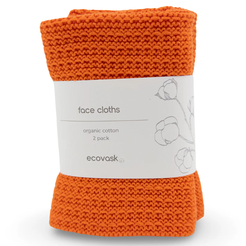 Ecovask Face Cloth 2pk Organic Cotton - Image 13