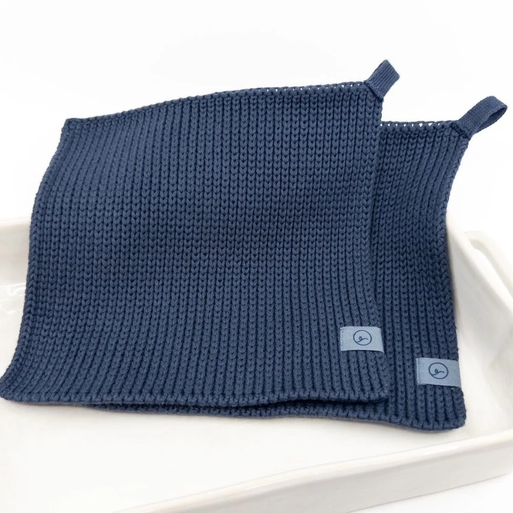 Ecovask Pot Holders Two Pack Organic Cotton
