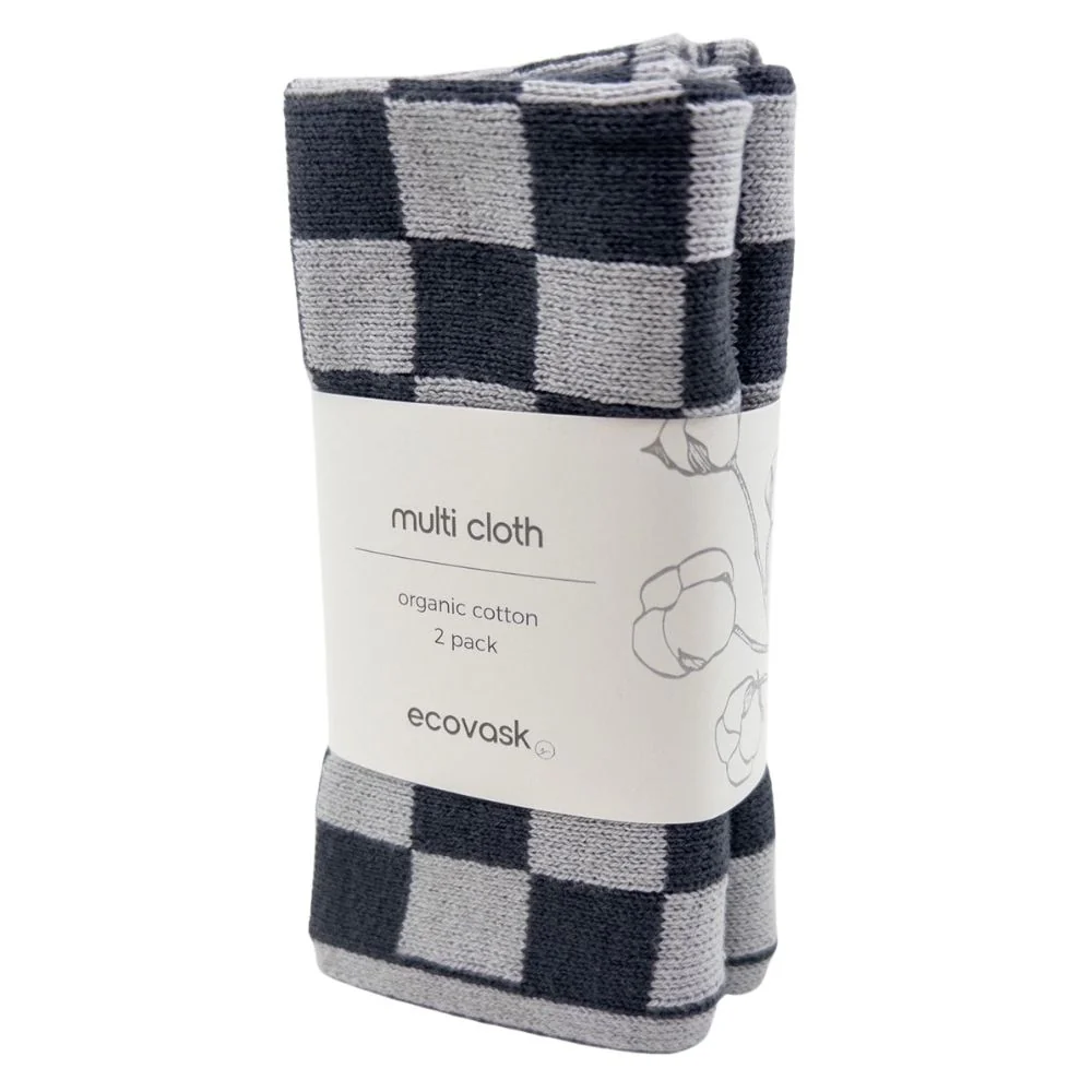 Ecovask Wash Cloth / Multi Cloth 2 Pack Organic Cotton - Image 6