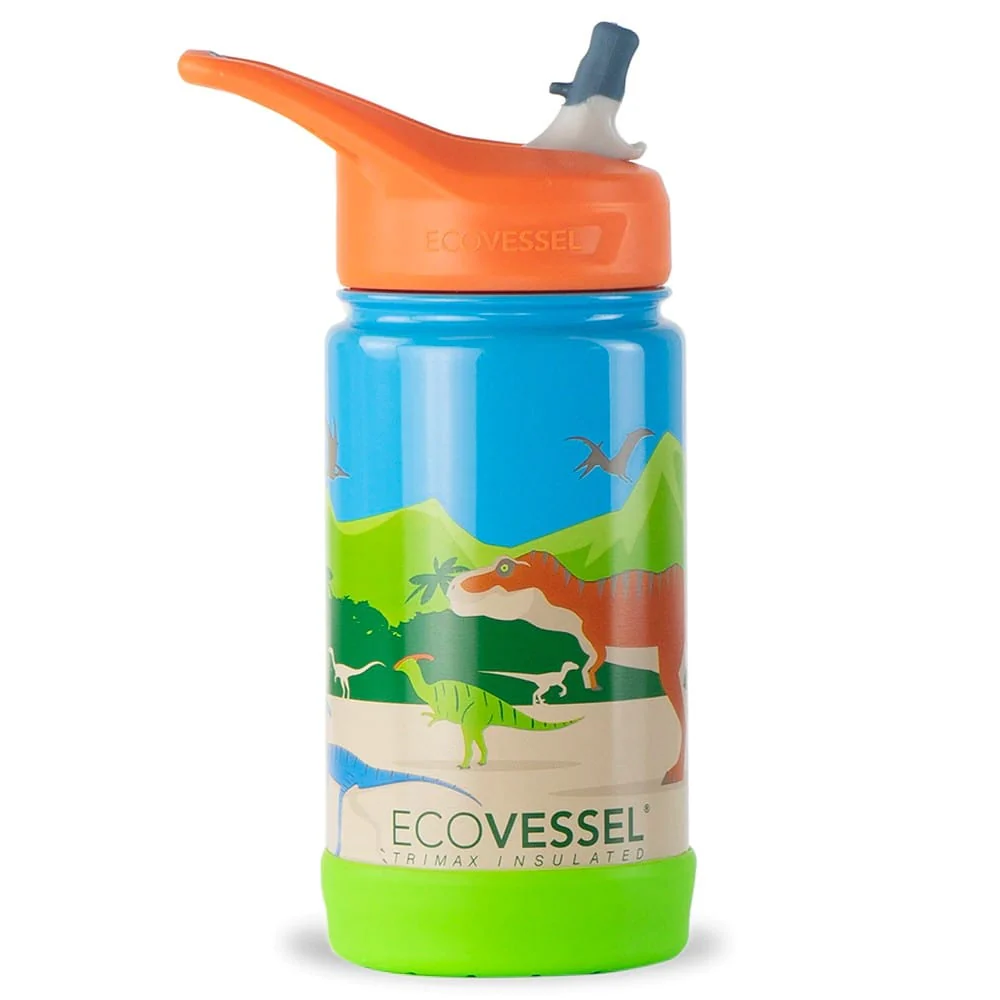 EcoVessel Frost Kids Triple Insulated Bottle with Straw 355ml - Image 8