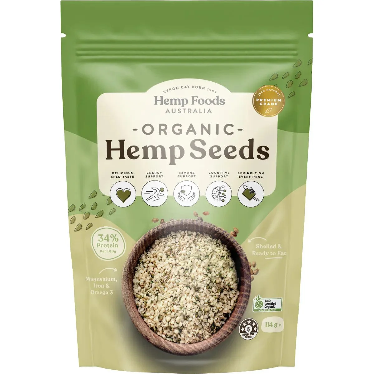 Hemp Foods Australia Organic Hemp Seeds - Hulled - Image 6