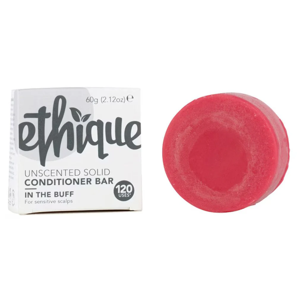 ETHIQUE Solid Conditioner Bar for Sensitive Scalps 60g - In The Buff Unscented - Image 4