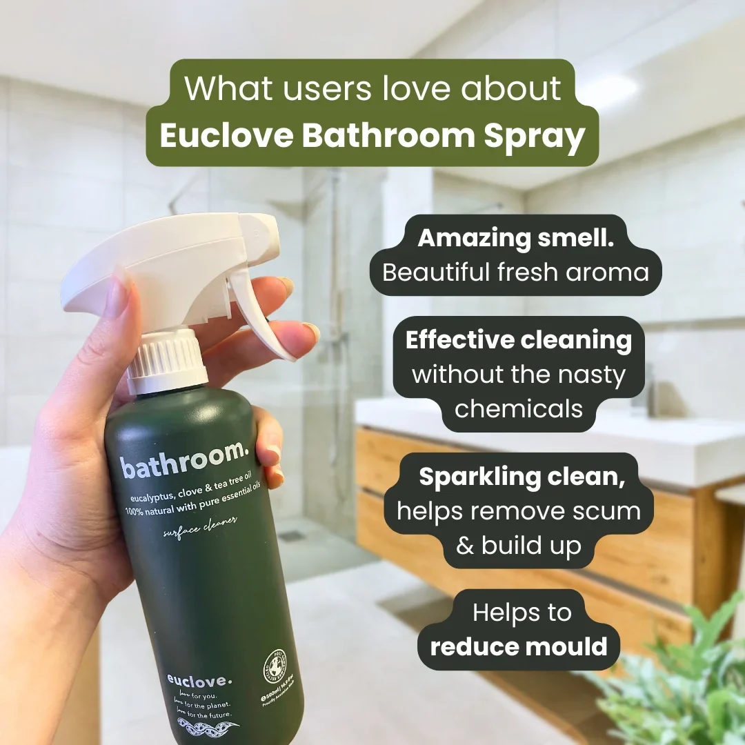 Euclove Non-Toxic Bathroom Cleaning Spray 500ml - Image 2