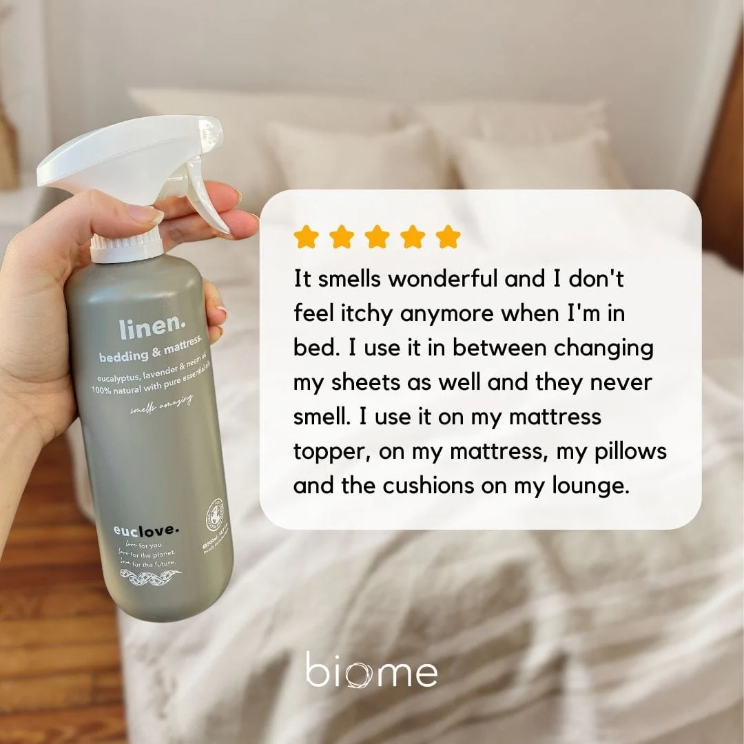 Euclove Non Toxic Bedding & Mattress Linen Spray 500ml - Image 3