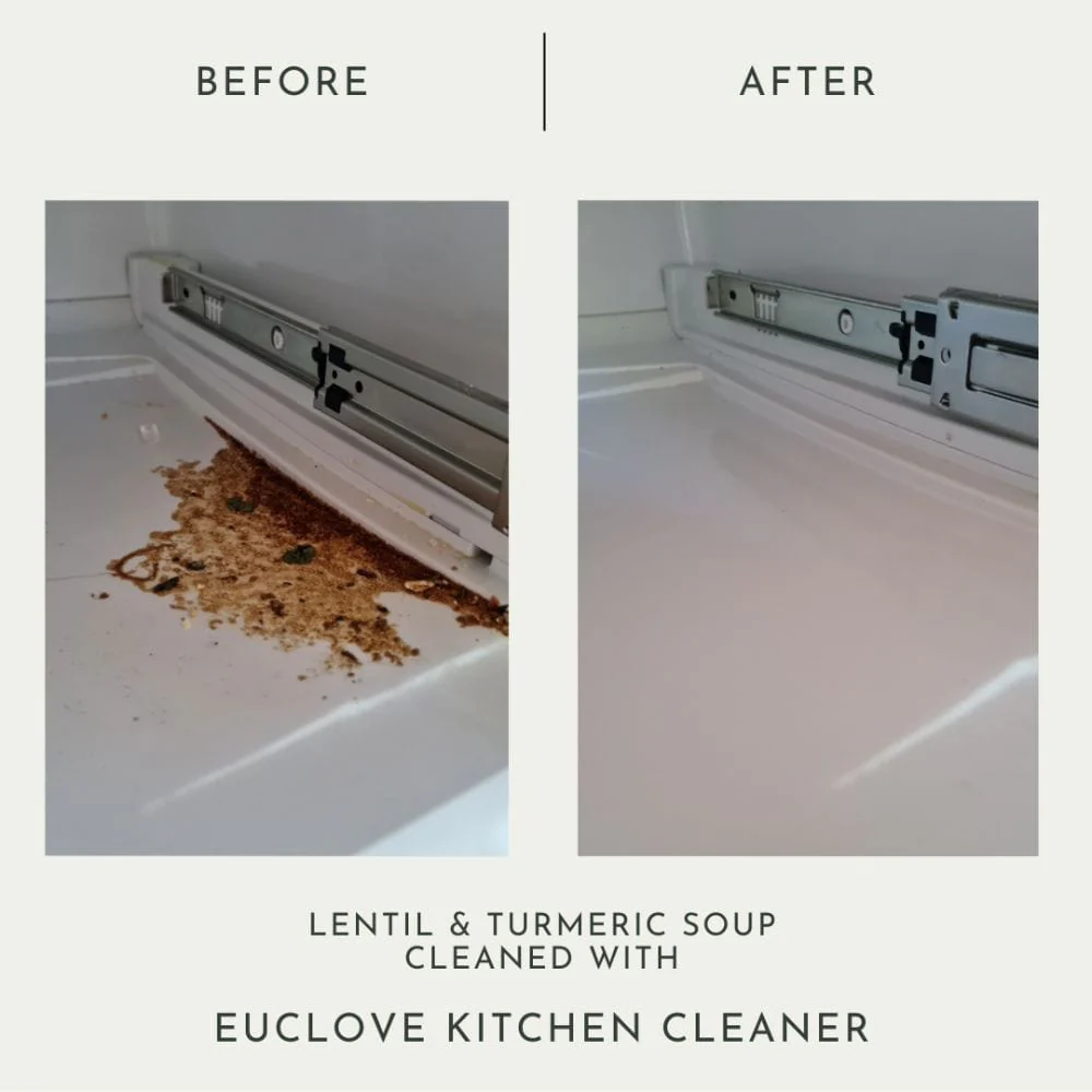 Euclove Non-Toxic Kitchen Cleaner 1 Litre Refill - Image 3