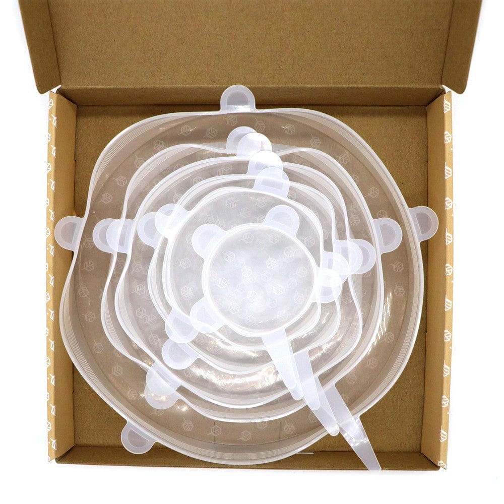 Ever Eco Reusable Silicone Food Covers Lid (6pk) - Image 6