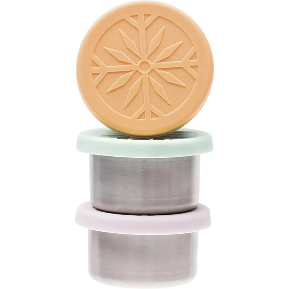 Ever Eco Stainless Steel Round MINI Containers Set of 3 60ml - Image 8