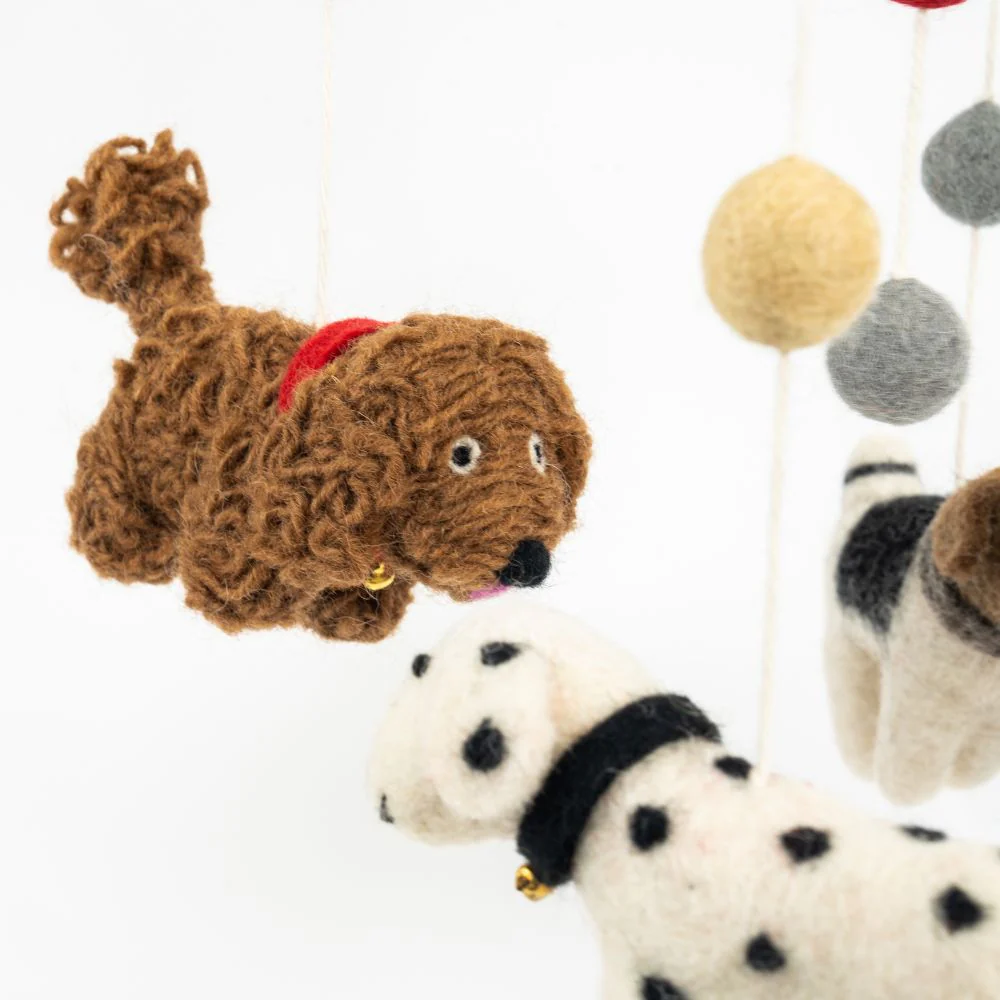 Felt Hanging Mobile - Dogs - Image 5