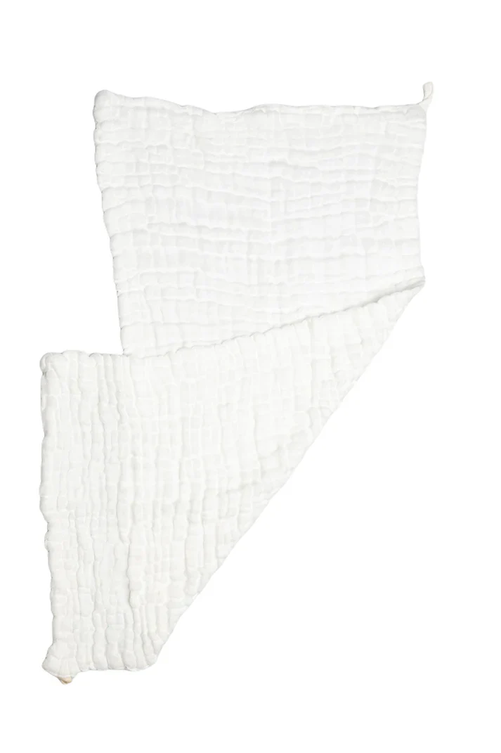 Fibre For Good Cotton Muslin Burp Cloth 2pk - Image 4