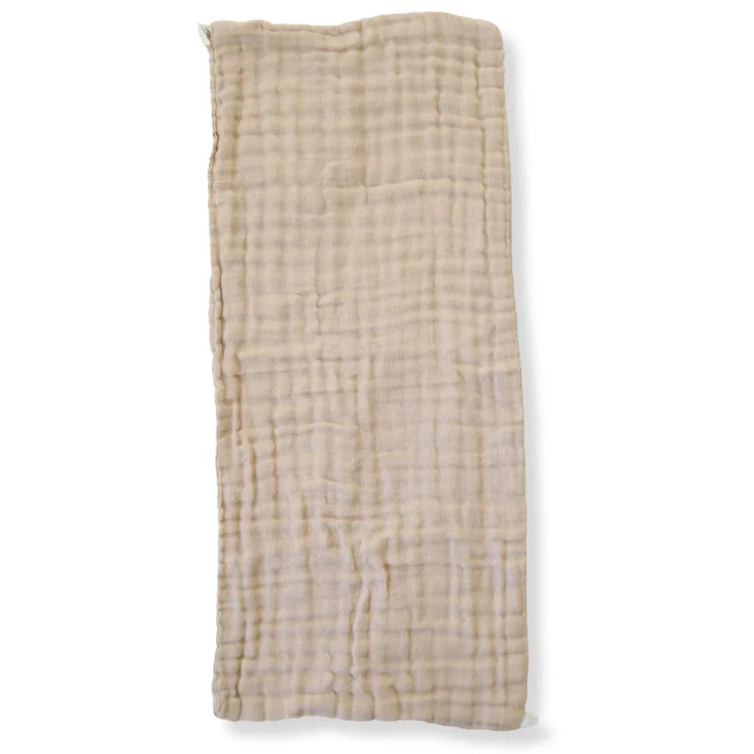Fibre For Good Cotton Muslin Burp Cloth 2pk - Image 5