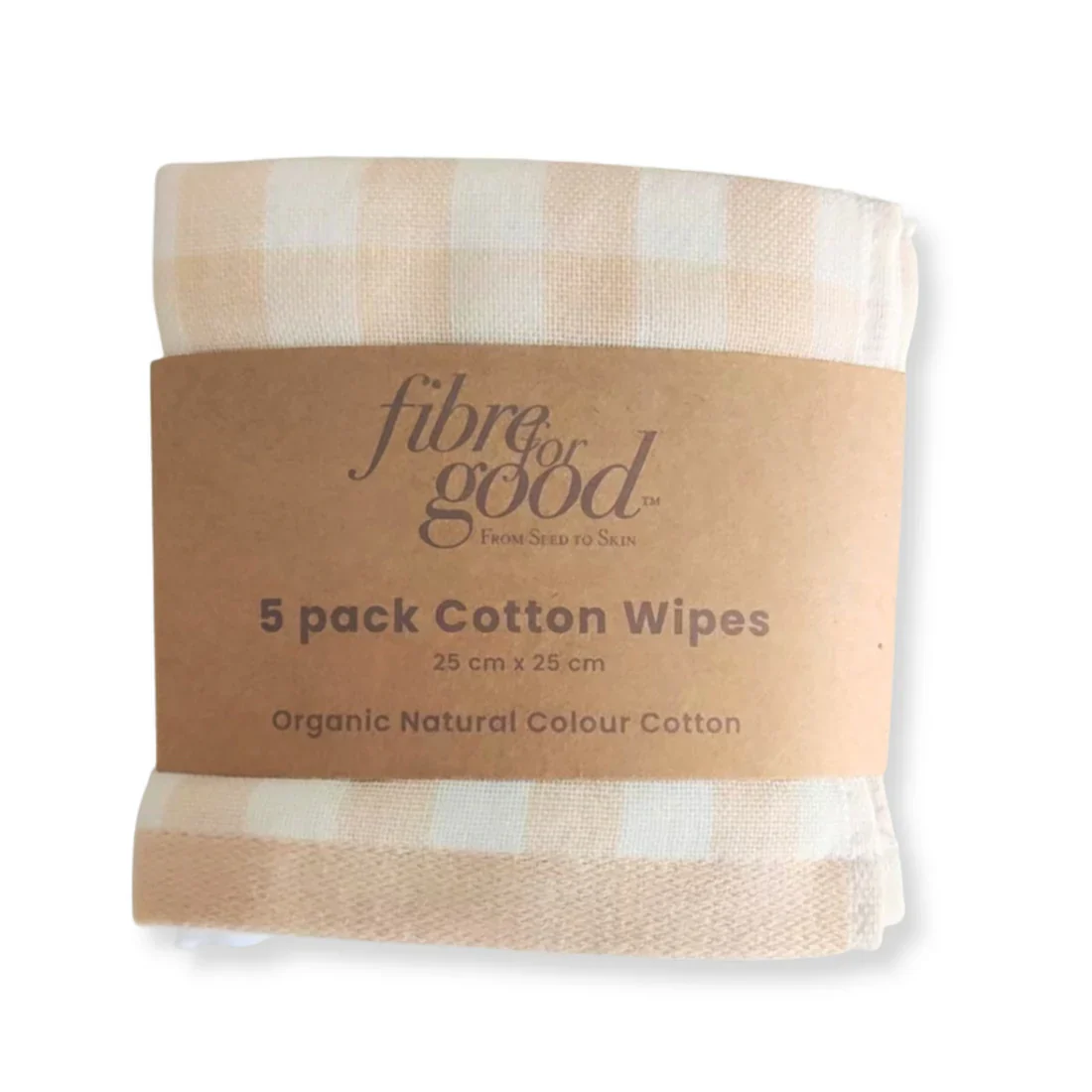 Fibre For Good Cotton Reusable Wipes 5pk - Image 5